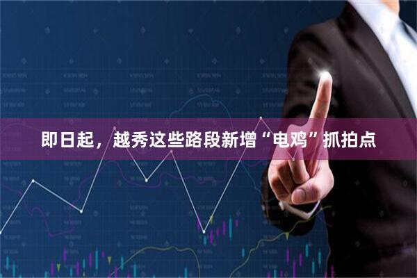 即日起，越秀这些路段新增“电鸡”抓拍点